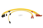 Spark Plug Wire Set- 8mm- Super Stock- Graphite Core- HEI Style Boots- Yellow image 2