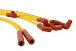 Spark Plug Wire Set- 8mm- Super Stock- Graphite Core- HEI Style Boots- Yellow image 4