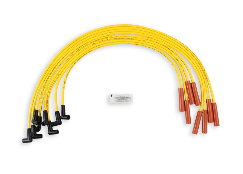 Spark Plug Wire Set - Super Stock 8mm - Chevy / GMC 454 with HEI - Yellow