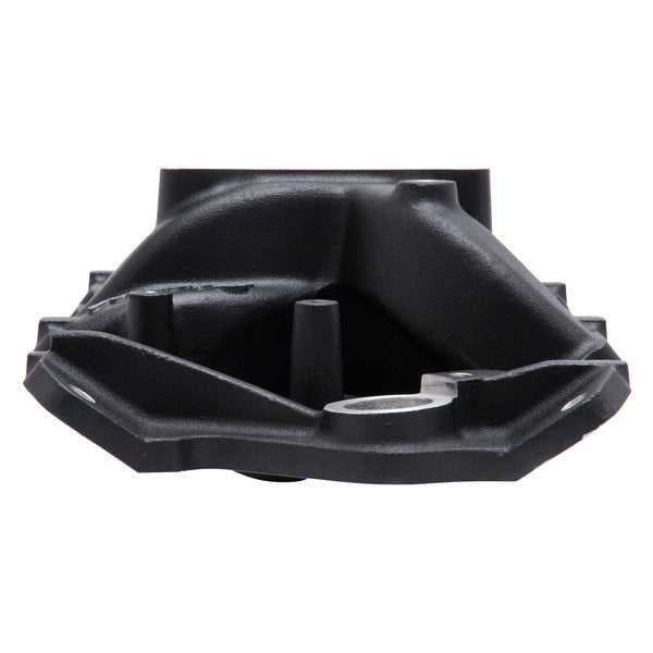 Performer Air-Gap Intake Manifold for 1955-86 Small-Block Chevy, Black Finish