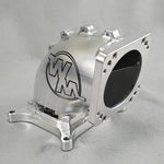 65-92mm 4150 100Deg Billet Elbow with Divider Side/Side Facing image 2