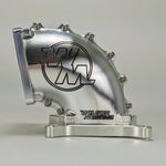 95-105mm 4150 100Deg Billet Elbow with Divider Side/Side Facing image 4