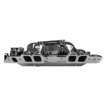 Manifold; Big Block Chevrolet Rectable Port RPM Air Gap - Chrome Plasma Finish image 5