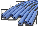 Spark Plug Wire Set - 8mm - Universal - Blue Wire with Blue Straight Boots image 2