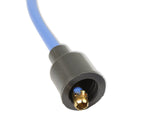 Spark Plug Wire Set - 8mm - Universal - Blue Wire with Blue Straight Boots image 5