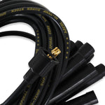 Spark Plug Wire Set - 8mm - Universal - Black Wire with Black Straight Boots image 3