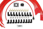 Spark Plug Wire Set - 8mm - Universal - Red Wire with Red Straight Boots image 2