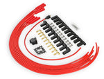 Spark Plug Wire Set - 8mm - Universal - Red Wire with Red Straight Boots image 4