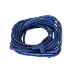Spark Plug Wire Set - 8mm - Universal - Blue Wire with Blue 90 Deg Boots image 2