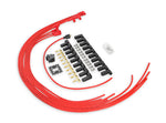 Spark Plug Wire Set - 8mm - Universal - Red Wire with Red 90 Deg Boots image 3