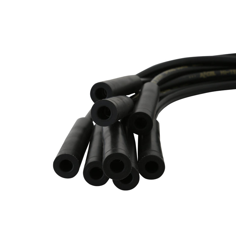 ACCEL Spark Plug Wires - 8mm SUPER STOCK SPIRAL CUST BK - 5047K - Super Stock Spiral Core 8mm Black Set