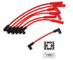 Spark Plug Wire Set - Super Stock Spiral Core 8mm - Jeep L6 - Red image 1