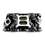 Performer RPM Small Block Chevy AIR-Gap Intake Manifold, Black Plasma finish image 4