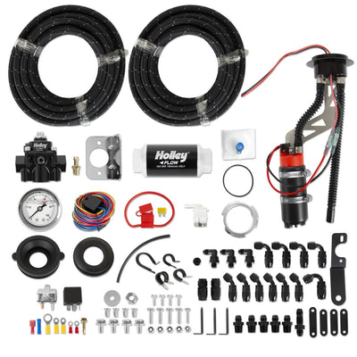 Holley Fox Body Fuel System Kits - Fits 1986-1993 Ford Mustang, -6AN kit