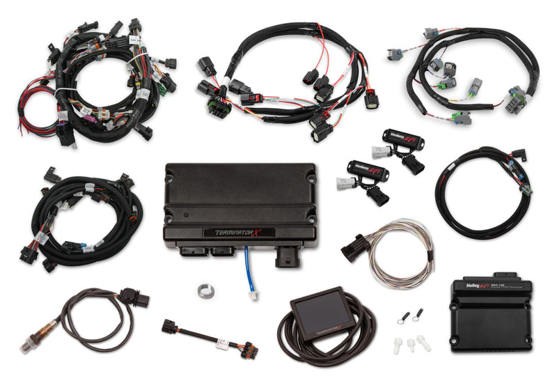 Holley EFI Terminator X - 2013-2015 Ford Coyote w/ Ti-VCT - 2013-2015 Ford Coyote Engines with Ti-VCT and EV6 injectors, for Early Coils
