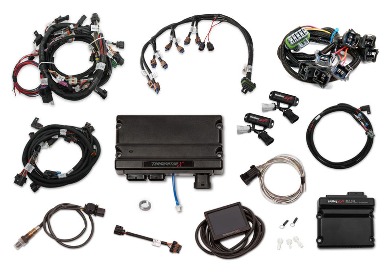 Holley EFI Terminator X - 2015.5-2017 Ford Coyote w/ Ti-VCT - 2015.5-2017 Ford Coyote Engines with Ti-VCT and EV1 injectors, for Late Coils