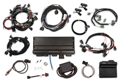 Holley EFI Terminator X Max - 2013-2015 Ford Coyote w/ Ti-VCT - EV6 Injectors - 98+ 4R70W Transmission Control, for Early Coils