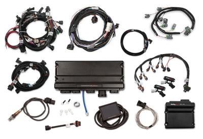 Holley EFI Terminator X Max - 2015.5-2017 Ford Coyote w/ Ti-VCT - EV6 Injectors - 98+ 4R70W Transmission Control, for Late Coils
