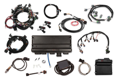 Holley EFI Terminator X Max - 2015.5-2017 Ford Coyote w/ Ti-VCT - EV6 Injectors - Drive-by-Wire Throttle Body Control, for Late Coils