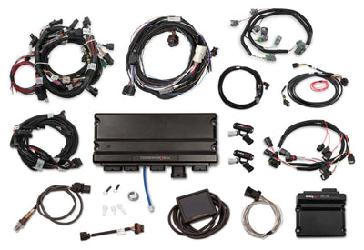 Holley EFI Terminator X Max - 2011-2012 Ford Coyote w/ Ti-VCT - EV6 Injectors - 98+ 4R70W Transmission and Drive-by-Wire Throttle Body Control