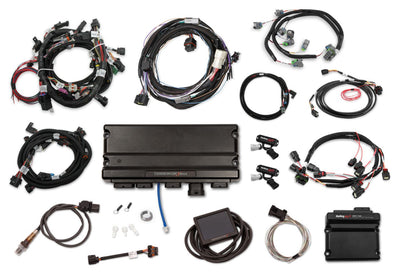 Holley EFI Terminator X Max - 2013-2015 Ford Coyote w/ Ti-VCT - EV6 Injectors - 98+ 4R70W Transmission and Drive-by-Wire Throttle Body Control