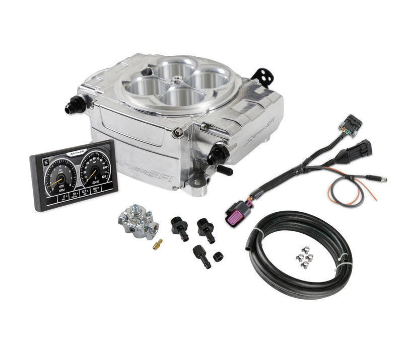 Holley Sniper 2 EFI Upgrade 5'' Kit w/ Regulator - Polished