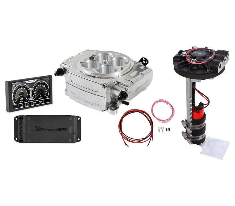 Holley Sniper 2 EFI - Polished - Return Style Drop-In Module - With PDM - 5 in. Handheld