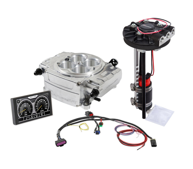 Holley Sniper 2 EFI - Polished - Returnless Style Drop-In Module - Without PDM - 5 in. Handheld