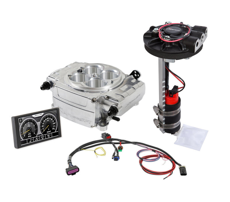 Holley Sniper 2 EFI - Polished - Return Style Drop-In Module - Without PDM - 5 in. Handheld
