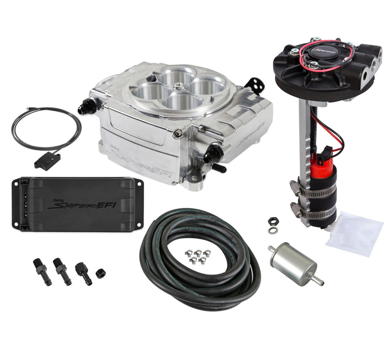 Holley Sniper 2 EFI - Polished - Returnless Style Drop-In Module - With PDM - Bluetooth Module service only available withi