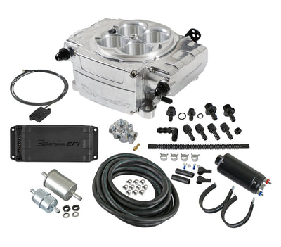 Holley Sniper 2 EFI - Polished - Inline Pump - With PDM - Bluetooth Module service only available within the USA and Canada