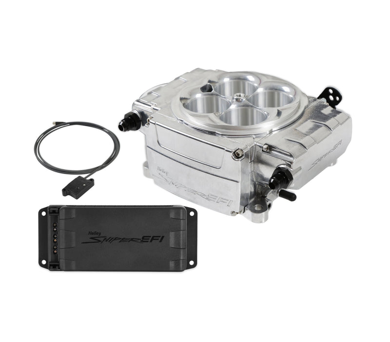 Holley Sniper 2 EFI - Polished - Base Kit - With PDM - Bluetooth Module service only available within the USA and Canada.