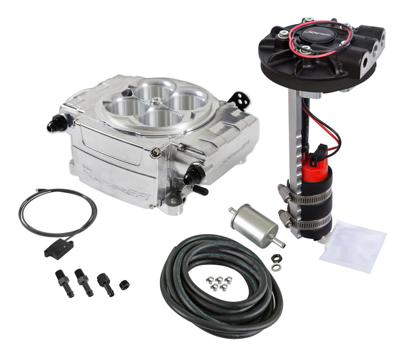Holley Sniper 2 EFI - Polished - Returnless Style Drop-In Module - Without PDM - Bluetooth Module service only available wi