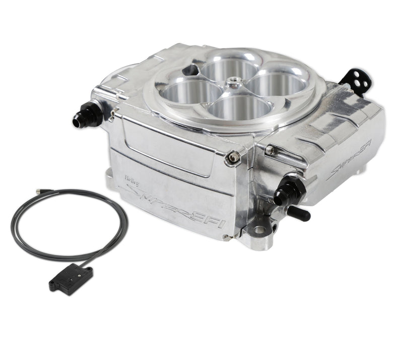 Holley Sniper 2 EFI - Polished - Base Kit - Without PDM - Bluetooth Module service only available within the USA and Canada