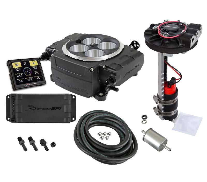 Holley Sniper 2 EFI - Black - Returnless Style Drop-In Module - With PDM - 3.5 in. Handheld