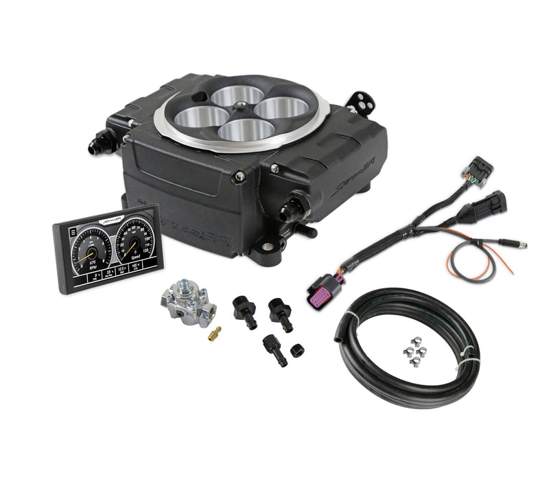 Holley Sniper 2 EFI Upgrade 5'' Kit w/ Regulator - Black