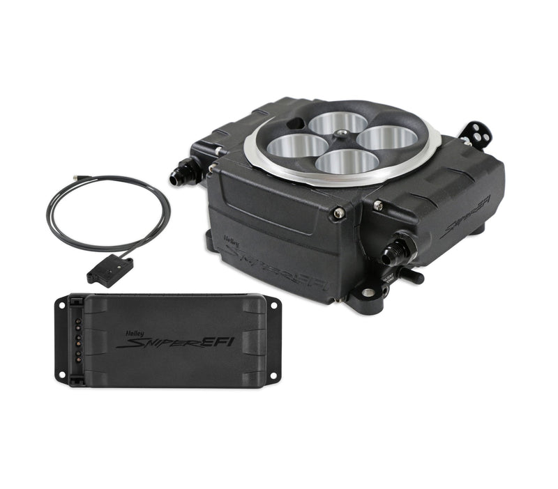 Holley Sniper 2 EFI - Black - Base Kit - With PDM - Bluetooth Module service only available within the USA and Canada.