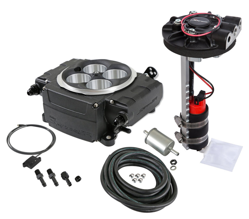 Holley Sniper 2 EFI - Black - Returnless Style Drop-In Module - Without PDM - Bluetooth Module service only available wi