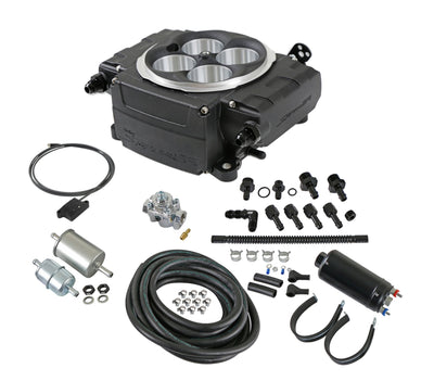 Holley Sniper 2 EFI - Black - Inline Pump - Without PDM - Bluetooth Module service only available within the USA and Can