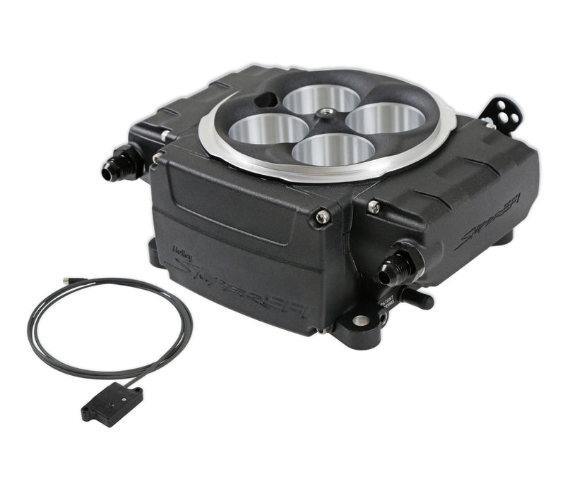 Holley Sniper 2 EFI - Black - Base Kit - Without PDM - Bluetooth Module service only available within the USA and Canada