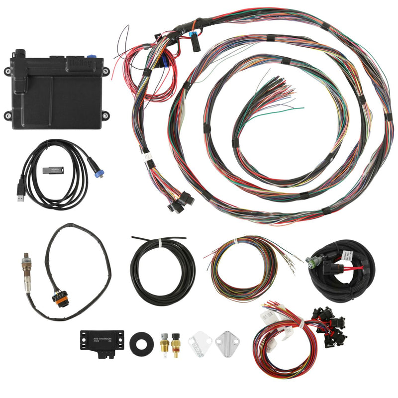 HP EFI ECU & Harness Kits - Unterminated Universal Harness, Includes NTK Oxygen Sensor