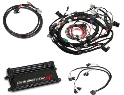 With Coil on Plug Main and Sub Harness with EV1 Injector Harness - Fits conventional push rod Ford Engines with coil on plug ignition and EV1 Injectors