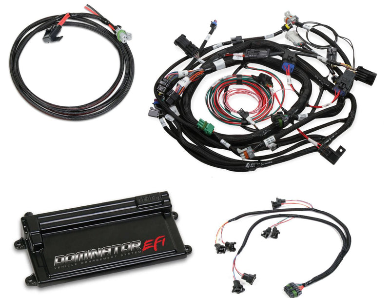 With Coil on Plug Main and Sub Harness with EV1 Injector Harness - Fits conventional push rod Ford Engines with coil on plug ignition and EV1 Injectors