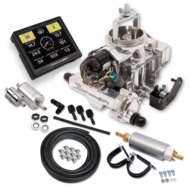 Holley Sniper EFI BBD for 1971-1986 Jeep CJ - Shiny