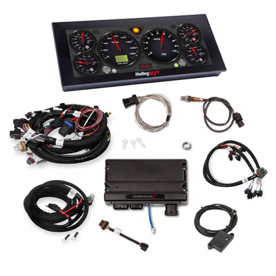 Holley EFI Terminator X - Gen III 4.8/5.3/6.0 GM Truck Engines - 24x Crank - 1x Cam - Multec 2 Injectors - 12.3 in. Pro Dash + Bluetooth