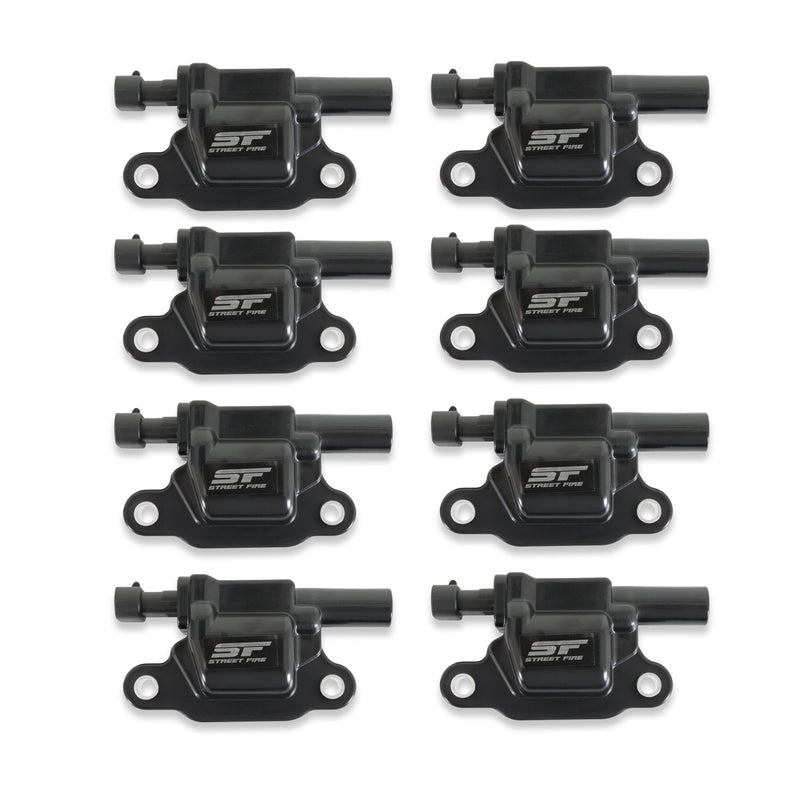 Street Fire Ignition Coils - GM LS 2005-2013 LS2/LS3/LS4/LS7/LS9 Square - 8-Pack