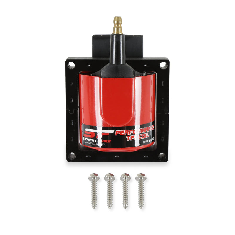 Street Fire Ignition Coil, Red, 1983-1997 Ford TFI style, Individual