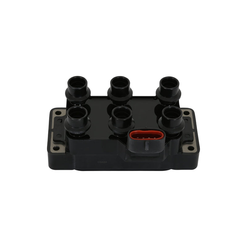 Street Fire Ignition Coil Pack, 1994-2000 Ford 6-Tower DIS Style, Black, Single