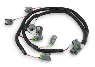 Ford V8 Injector Harness - Evenly spaced Ford V8 Injector Harness for USCAR / EV6 style Injectors