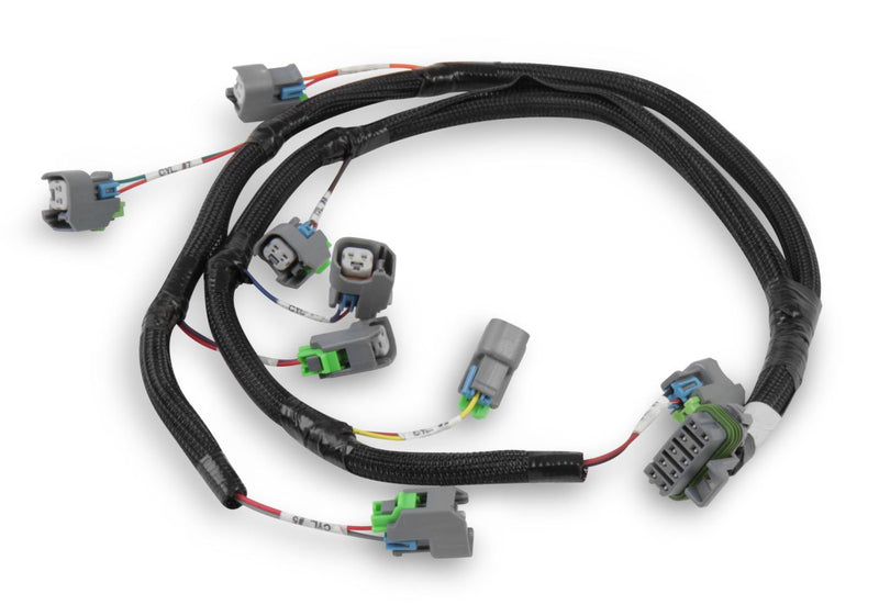 Ford V8 Injector Harness - Evenly spaced Ford V8 Injector Harness for USCAR / EV6 style Injectors